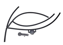 Load image into Gallery viewer, J&L 16-24 Nissan Titan 5.6L Passenger Side Oil Separator 3.0 - Black Anodized