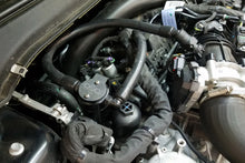 Load image into Gallery viewer, J&L 17-19 Ford Fusion Sport 2.7L Passenger Side Oil Separator 3.0 - Black Anodized