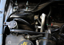 Load image into Gallery viewer, J&L 10-18 Ford Taurus Sho EcoBoost V6 Passenger Side Oil Separator 3.0 - Clear Anodized