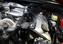 Load image into Gallery viewer, J&L 99-04 Ford Mustang SVT Cobra Driver Side Oil Separator 3.0 - Black Anodized