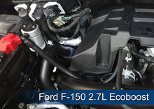 Load image into Gallery viewer, J&L 2011-2024 Ford F-150 2.7L/3.5L/5.0L Passenger Side Oil Separator 3.0 - Clear Anodized