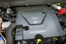 Load image into Gallery viewer, J&L 17-19 Ford Fusion Sport 2.7L Passenger Side Oil Separator 3.0 - Black Anodized