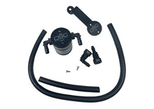 Load image into Gallery viewer, J&L 05-10 Ford Mustang GT/Bullitt/Saleen Passenger Side Oil Separator 3.0 - Black Anodized