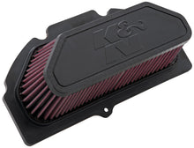 Load image into Gallery viewer, K&N 09-11 Suzuki GSXR 1000 Replacement Air Filter 11.063in L x 5.688in W x 3.375in H