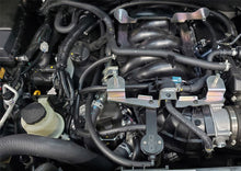 Load image into Gallery viewer, J&L 16-24 Nissan Titan 5.6L Passenger Side Oil Separator 3.0 - Black Anodized