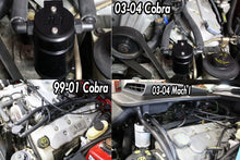 Load image into Gallery viewer, J&L 99-04 Ford Mustang SVT Cobra Driver Side Oil Separator 3.0 - Black Anodized