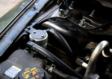 Load image into Gallery viewer, J&L 10-18 Ford Taurus Sho EcoBoost V6 Passenger Side Oil Separator 3.0 - Clear Anodized