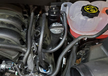 Load image into Gallery viewer, J&L 19-24 Chevrolet Silverado/GMC Sierra 1500 5.3L V8 Driver Side Oil Separator 3.0 - Black Anod
