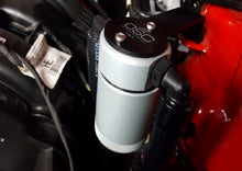 Load image into Gallery viewer, J&L 2015-2023 Ford Mustang EcoBoost Driver Side Oil Separator 3.0 - Clear Anodized