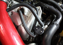 Load image into Gallery viewer, J&L 99-04 Ford Mustang SVT Cobra Passenger Side Oil Separator 3.0 - Black Anodized