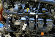 Load image into Gallery viewer, J&L 13-19 Ford Fusion 2.0L EcoBoost Passenger Side Oil Separator 3.0 - Clear Anodized
