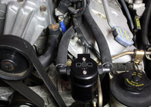 Load image into Gallery viewer, J&L 99-04 Ford Mustang SVT Cobra Driver Side Oil Separator 3.0 - Black Anodized