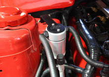 Load image into Gallery viewer, J&L 05-10 Ford Mustang GT/Bullitt/Saleen Passenger Side Oil Separator 3.0 - Clear Anodized