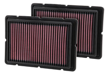 Load image into Gallery viewer, K&N Replacement Air Filter 05-09 Ferrari F360 11.125in O/S Length x 7.625 O/S Width x 1.313in H
