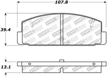 Load image into Gallery viewer, StopTech Street Touring 89-95 Mazda RX7 / 03-05 Mazda 6 Rear Brake Pads