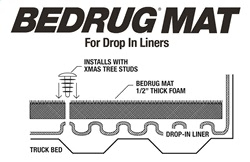 BedRug 19-23 Chevrolet Silverado / GMC Sierra 1500 6ft 6in Bed Drop-In Bed Mat