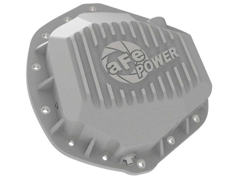 aFe Power Pro Series Rear Differential Cover Raw w/ Machined Fins 14-18 Dodge Ram 2500/3500