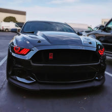 Load image into Gallery viewer, Oracle 15-17 Ford Mustang Dynamic RGB+A Pre-Assembled Headlights - Black Edition - SEE WARRANTY