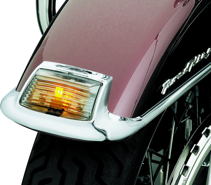 Kuryakyn Front Smoke Fender Tip Lens With LED