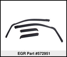 Load image into Gallery viewer, EGR 2019 Dodge Ram 1500 Crew Cab SlimLine In-Channel Window Visors Set of 4 - Dark Smoke