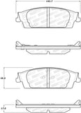 StopTech Street Brake Pads - Front/Rear