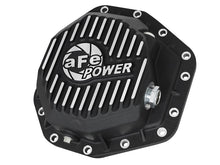 Load image into Gallery viewer, aFe Power Pro Ser Rear Diff Cover Black w/Mach Fins 2017 Ford Diesel Trucks V8-6.7L(td) Dana M275-14