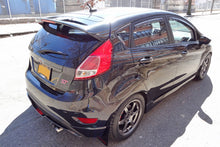 Load image into Gallery viewer, Rally Armor 13-19 Ford Fiesta ST Black UR Mud Flap w/White Logo