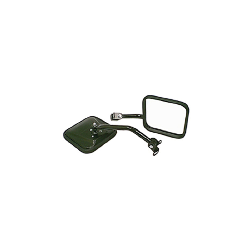 Rugged Ridge 87-95 Jeep Wrangler YJ Black CJ-Style Side Mirror Kit