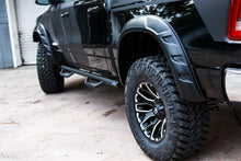 Load image into Gallery viewer, Bushwacker 19-22 Ram 1500 (Excl. Rebel/TRX) 76.3 &amp; 67.4in Bed DRT Style Flares 4pc  - Blk / Smooth