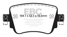 Load image into Gallery viewer, EBC 15-21 Volkswagen GTi 2.0 Turbo Ultimax2 Rear Brake Pads