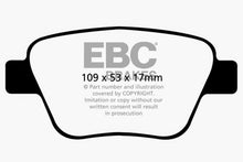 Load image into Gallery viewer, EBC 10-13 Audi A3 2.0 Turbo (Bosch rear caliper) Ultimax2 Rear Brake Pads