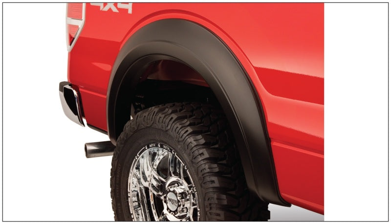 Bushwacker 09-14 Ford F-150 Styleside Extend-A-Fender Style Flares 4pc 67.0/78.8/97.4in Bed - Black