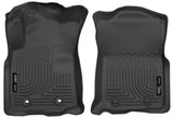 Husky Liners 2016 Toyota Tacoma w/ Auto Trans WeatherBeater Front Black Floor Liners