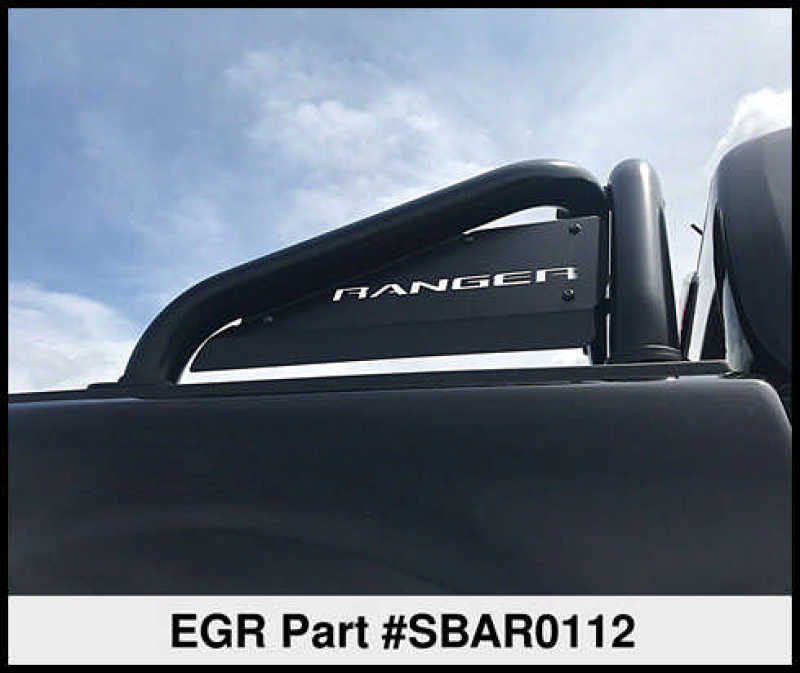 EGR 2019+ Ford Ranger Black Powder Coat S-Series Sports Bar (w/o Side Plates)