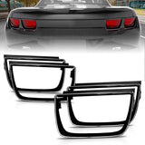 ANZO 2010-2013 Chevrolet Camaro Taillight Bezels - 4pc Gloss Black