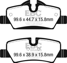 Load image into Gallery viewer, EBC 14+ Mini Hardtop 1.5 Turbo Cooper Greenstuff Rear Brake Pads