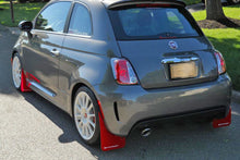 Load image into Gallery viewer, Rally Armor 12-18 Fiat 500 Red Mud Flap w/White Logo