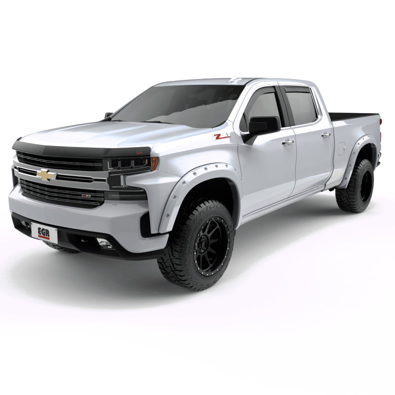 EGR 19-22 Chevrolet Silverado 1500 Summit White Traditional Bolt-On Look Fender Flares Set Of 4