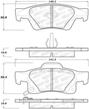 StopTech Street Brake Pads - Rear