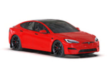 Load image into Gallery viewer, Rally Armor 21-24 Tesla Model S / S Plaid Black UR Mud Flap w/Red Logo