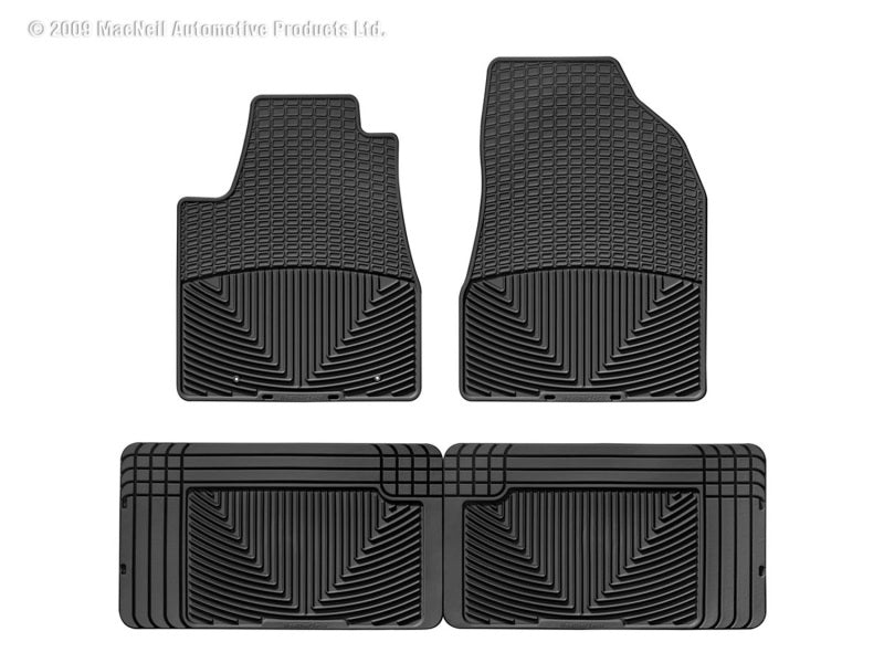 WT Rubber Mats - Rear - Blk