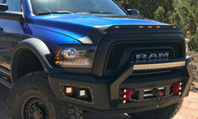 Load image into Gallery viewer, AVS 2010-2019 Dodge Ram 2500 Aeroskin Low Profile Hood Shield w/ Lights - Black