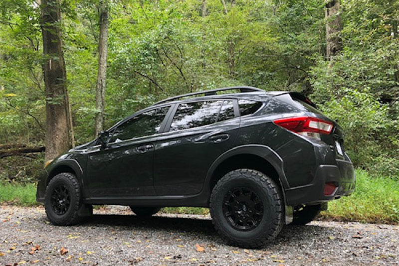 Rally Armor 18-23 Subaru Crosstrek Black UR Mud Flap w/Grey Logo