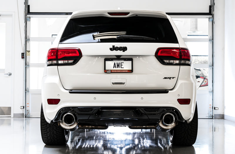 AWE Tuning 2020 Jeep Grand Cherokee SRT Touring Edition Exhaust - Diamond Black Tips