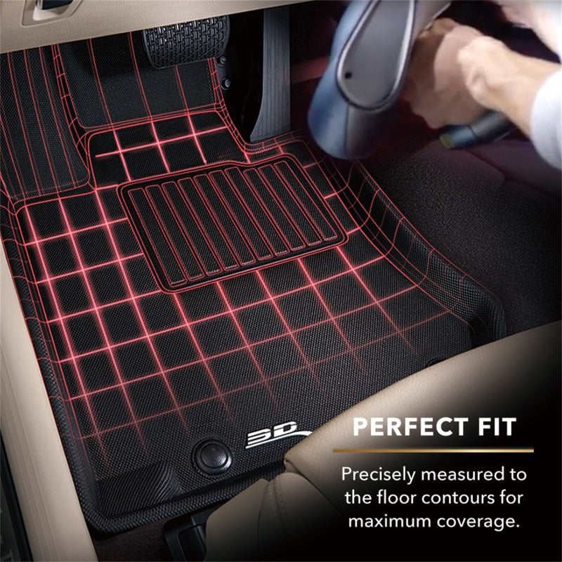 3D MAXpider 2016-2020 Honda Pilot/Passport Kagu 1st Row Floormat - Black