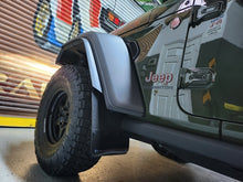 Load image into Gallery viewer, Rally Armor 19-24 Jeep JT Gladiator (Mojave/Rubicon) Black Mud Flap w/Metallic Black Logo