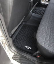 Load image into Gallery viewer, Rugged Ridge Floor Liner Rear Black 1984-2001 Jeep Logo Cherokee XJ