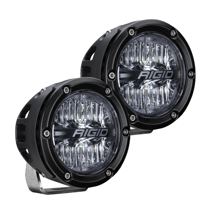 Rigid Industries 2021 Ford Bronco A-Pillar Light Kit (Incl. 360-spot and 360-Drive)