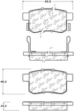 Load image into Gallery viewer, StopTech Sport Performance 11-17 Honda Accord Rear Brake Pads