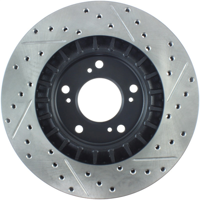 StopTech 00-09 S2000 Slotted & Drilled Right Front Rotor